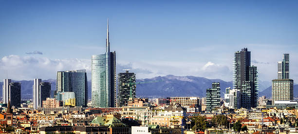 istock Milan (Milano) skyline with new skyscrapers 516857894