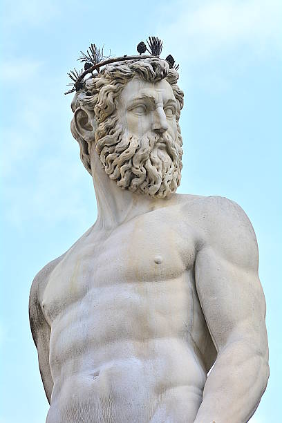 poseidon - tuscany florence italy italy neptune photos et images de collection