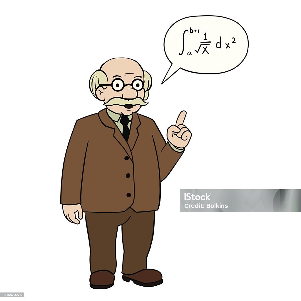 Stock Math Professor Math Professor Stock Illustration - Download Image Now - Achievement ...