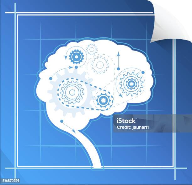 Developing Process Stock Illustration - Download Image Now - Activity, Blueprint, Brain