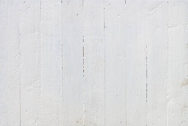 istock Old white wooden board background. 516872283