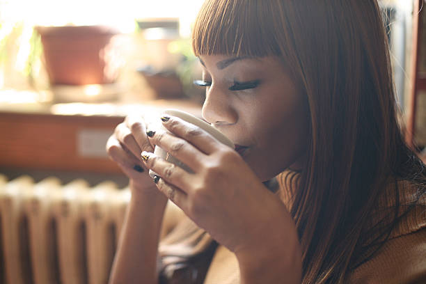 istock Woman enjoying in coffee. 516886428