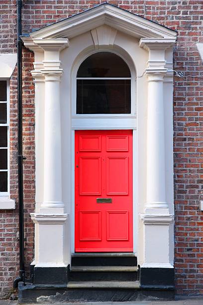 istock Old door in England 516886822
