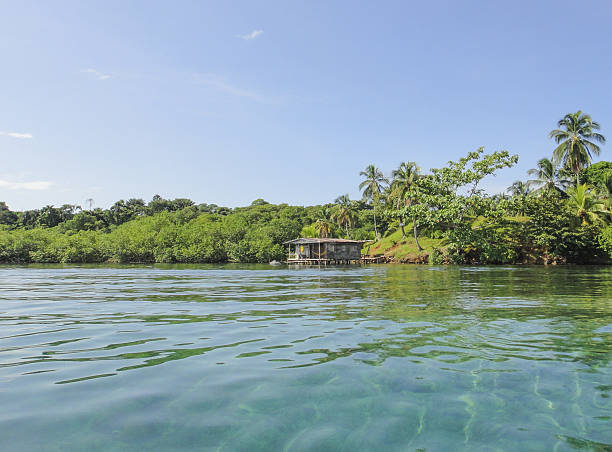 istock House on the water. Panama 516887340