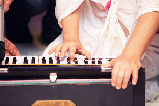 istock playing the Indian musical instrument 516887472