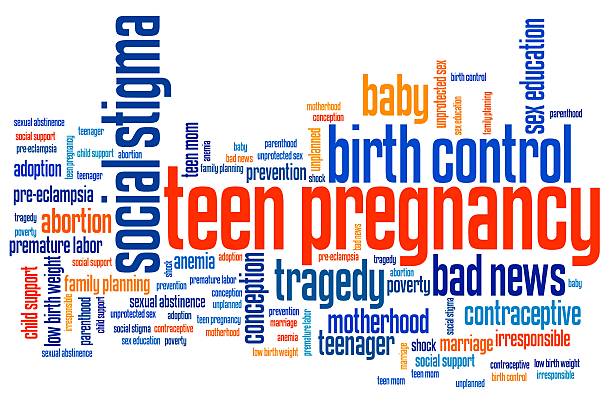 adolescente gravidez - teenage pregnancy mother social issues family - fotografias e filmes do acervo