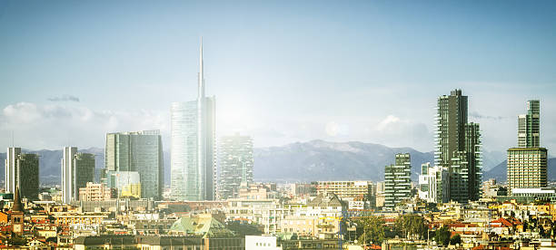 istock Milan (Milano) skyline with new skyscrapers 516889478