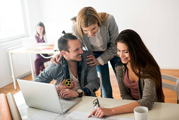 istock Group  of designers in the office 516890352