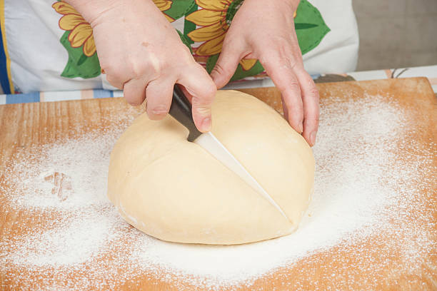 istock Ball of pizza dough 516895092