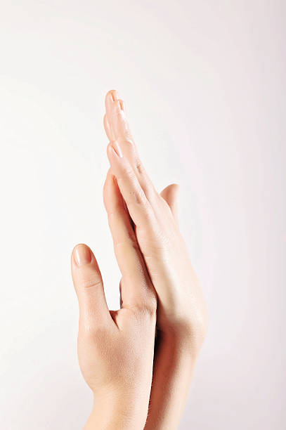istock beautiful woman hands caressing 516897130