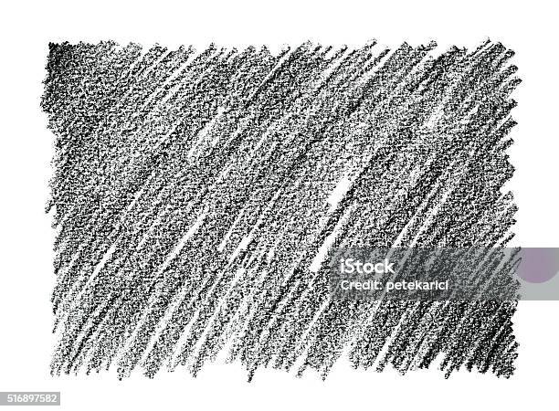 Charcoal Pencil Drawing Abstract Background Stock Illustration - Download Image Now - Textured, Pencil, Scribble