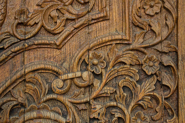 istock Wood carving detail 516897632