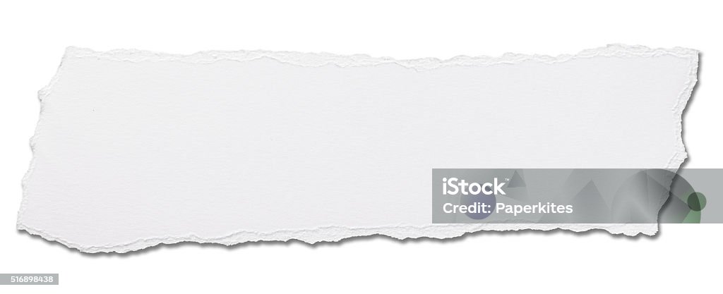 Weißem Papier mit zerrissenen Nachricht Hintergrund - Lizenzfrei Zerrissen Stock-Foto