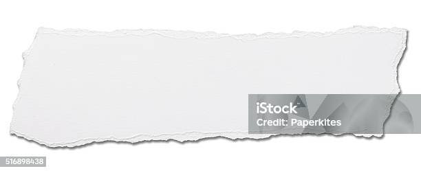 White Paper Ripped Message Background Stock Photo - Download Image Now - Torn, Paper, Page