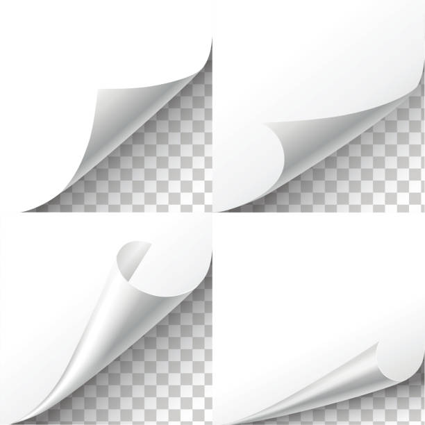 2,500+ Paper Banner With Curl Corners Illustrations, Royalty-Free ...