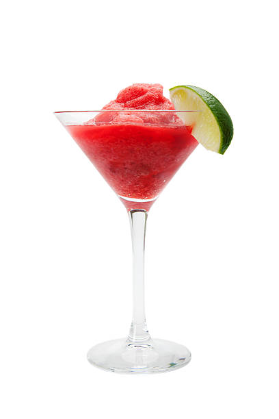 istock Strawberry daiquiri with lime 516900588