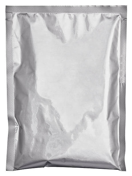 istock silver aluminum bag package food template 516900880