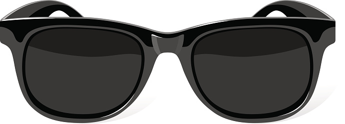 sunglasses; simple vector illustration; eps10;  zip includes aics2, high res jpg