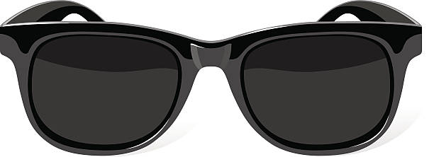 vector sunglasses sunglasses; simple vector illustration; eps10;  zip includes aics2, high res jpg tinted sunglasses stock illustrations