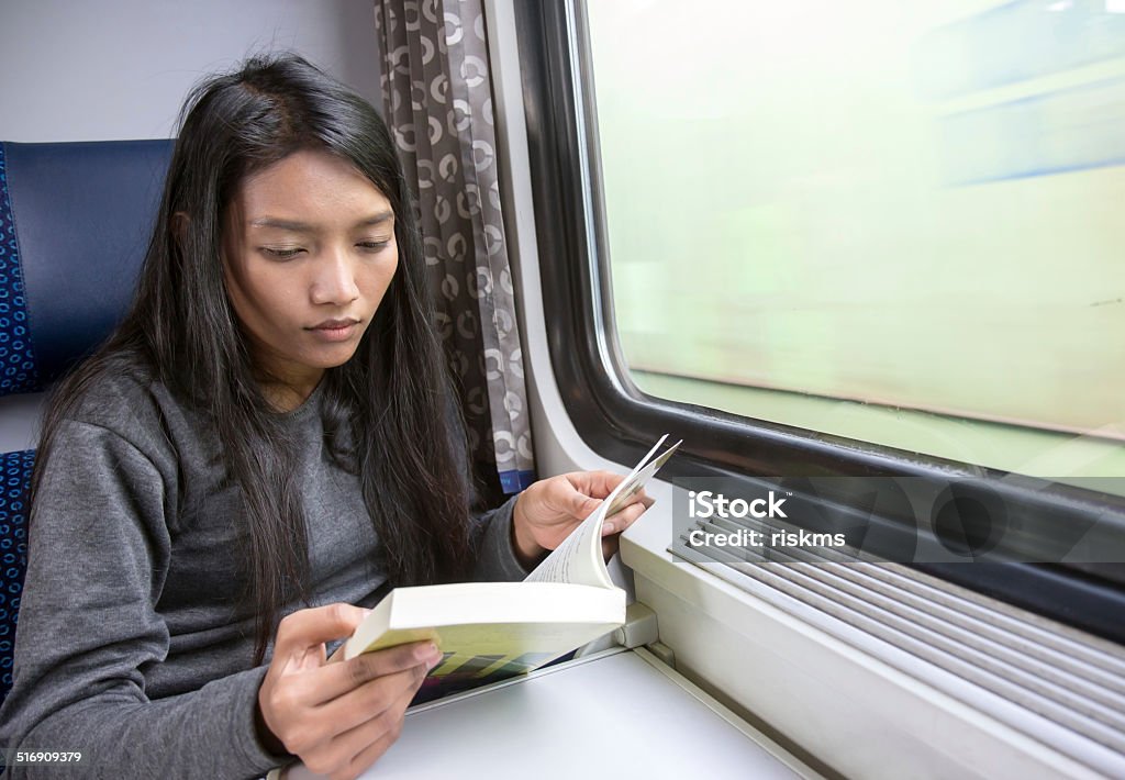 Reader in Zug - Lizenzfrei Aktivitäten und Sport Stock-Foto