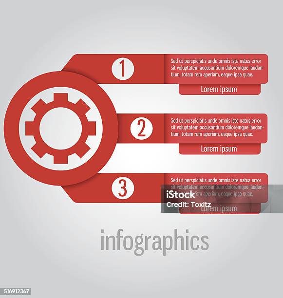 Deep Red Inforgraph Red Infographic Stock Illustration - Download Image Now - Abstract ...
