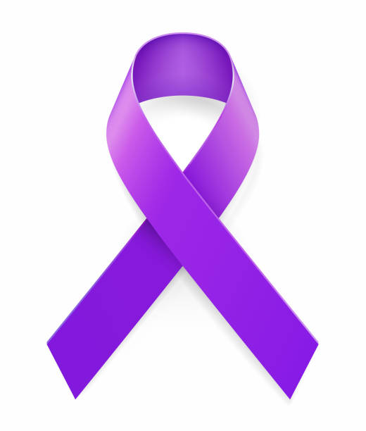 Purple Awareness Ribbon Stock Illustration - Download Image Now - Ribbon -  Sewing Item, Purple, Cancer - Illness - iStock