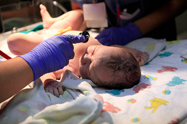 istock Just born baby girl 516915243