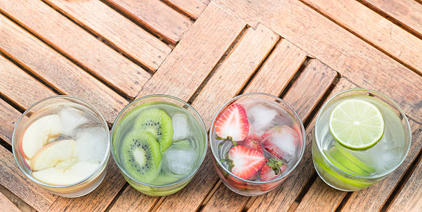 istock Variety fruit infused water with iced 516920086