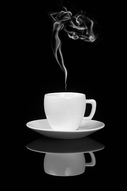 istock Cup with woman-shaped smoke 516920690