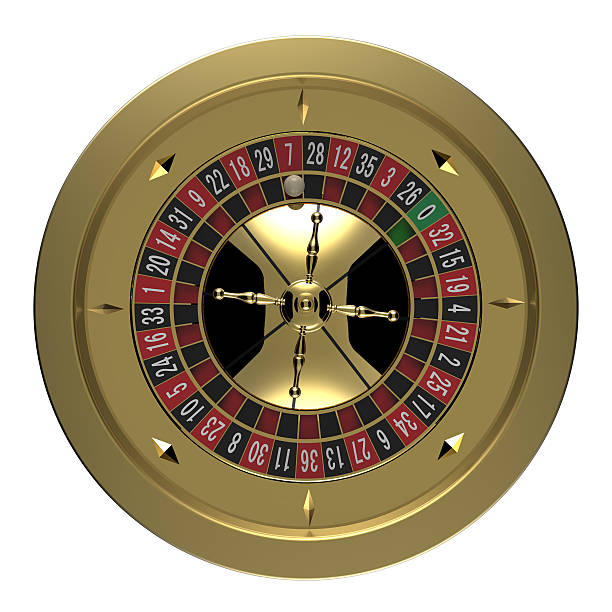 казино колесо рулетки - roulette roulette wheel wheel isolated стоковые фото и изображения