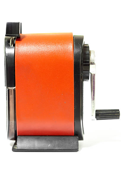 istock Sharpener of pencil on white background 516924994