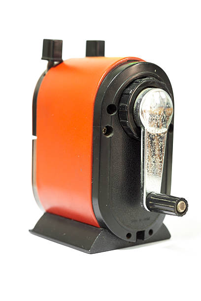 istock Sharpener of pencil on white background 516925774