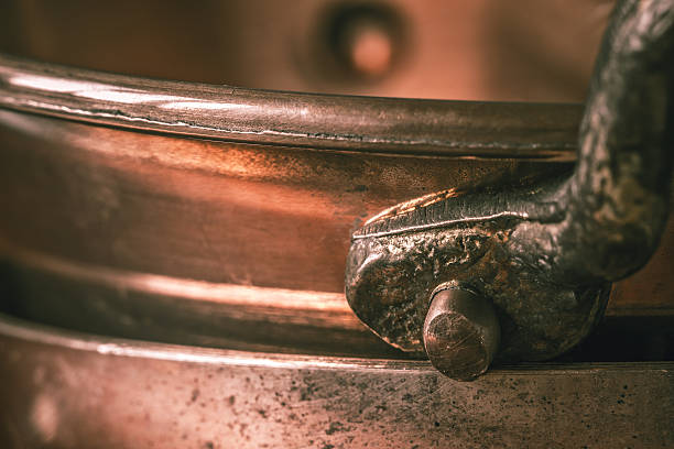 istock Part of the copper pots 516926140