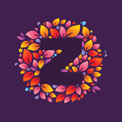 Z Letter Icon In A Circle Of Flames Stock Illustration - Download Image Now  - Alphabet, Campfire, Circle - iStock