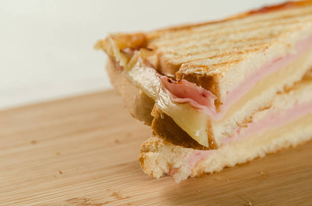 istock Toasted Ham and Cheese Sandwiches with White and Wholemeal Bread 516929778