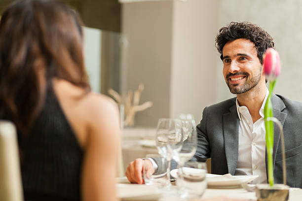 istock Couple having date in a luxury restaurant 516930634