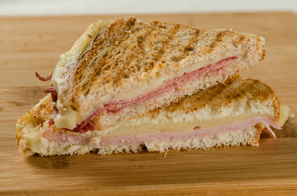 istock Toasted Ham and Cheese Sandwiches with White and Wholemeal Bread 516930690