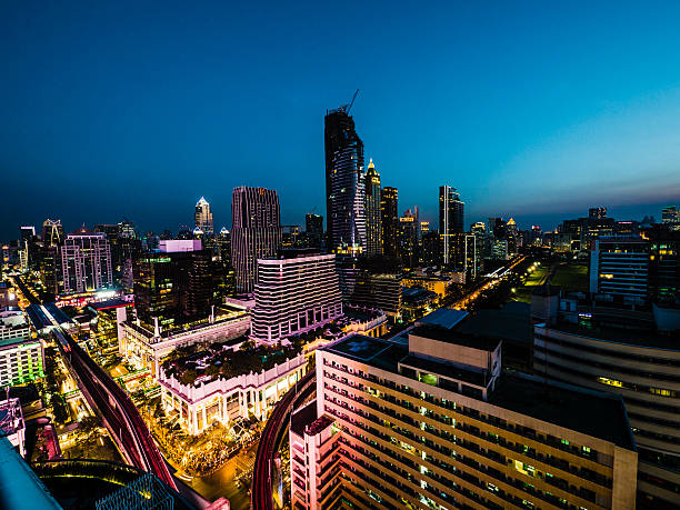 istock Bangkok night skyline Thailand 516930798