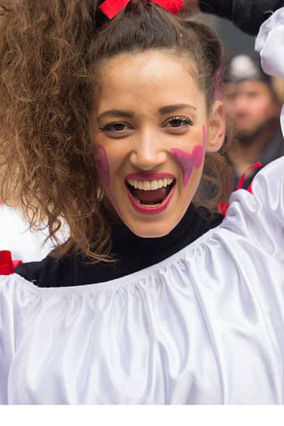 istock Happy Girl in Carnival 516930894