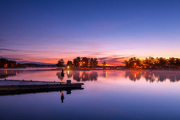 istock cabin by the lake in Ontario Canada 516933426
