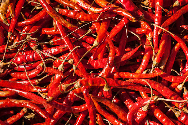istock Red spicy chili peppers 516944019