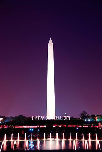 Kite and George Washington Monument.