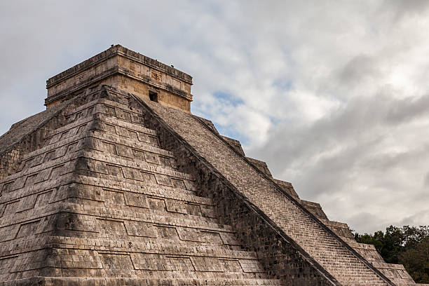istock Close up Chichen Itza, Mayan Pyramid, Yucatan, Mexico 516946281