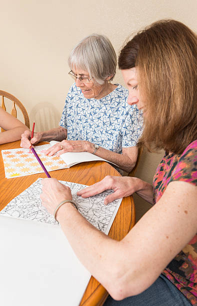 istock Coloring with Grandmother 516946582