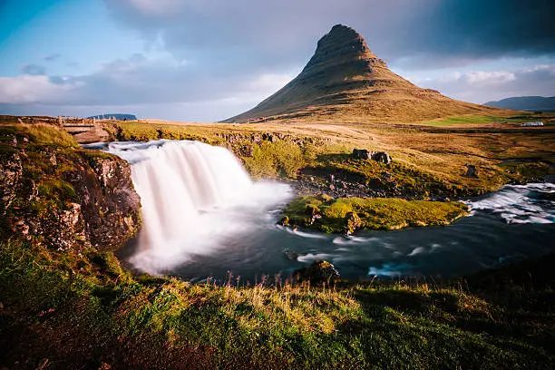 Photo of Waterfall at Kirkjufell, Snæfellsjökull