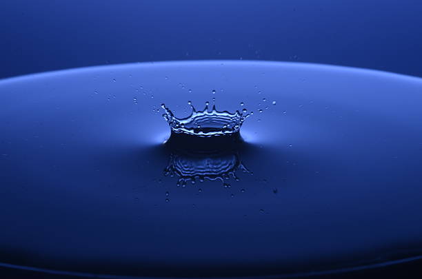물 방울-워딩턴 제트 시리즈 - water surface emotional stress shape nature 뉴스 사진 이미지
