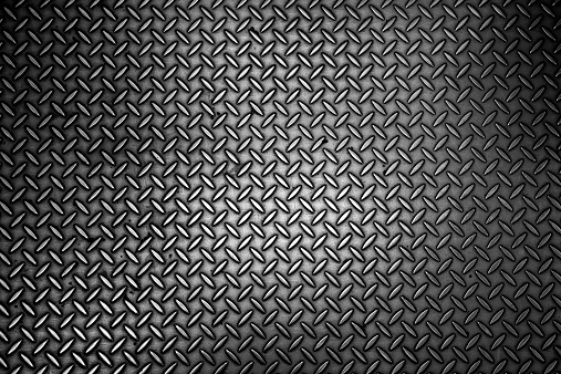 Diamond plate Strong industrial metal iron patterned textured floor panel tile