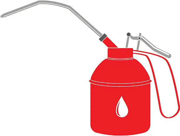 Vector illustration of Drop-oiler