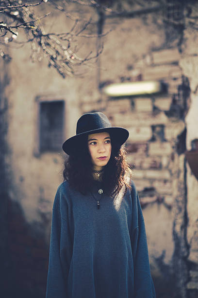 istock Outdoors portrait of an hipster girl 516955310
