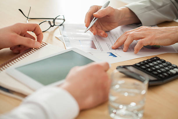 istock Business people working in office 516957458